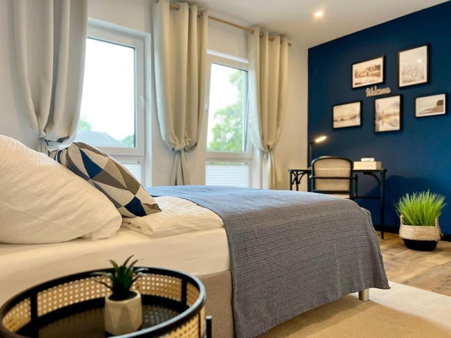 Grosse Wohnung Wellness + Sauna + Netflix Petershagen Eksteriør billede