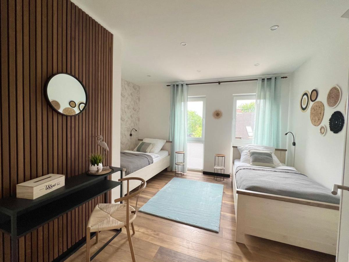 Grosse Wohnung Wellness + Sauna + Netflix Petershagen Eksteriør billede