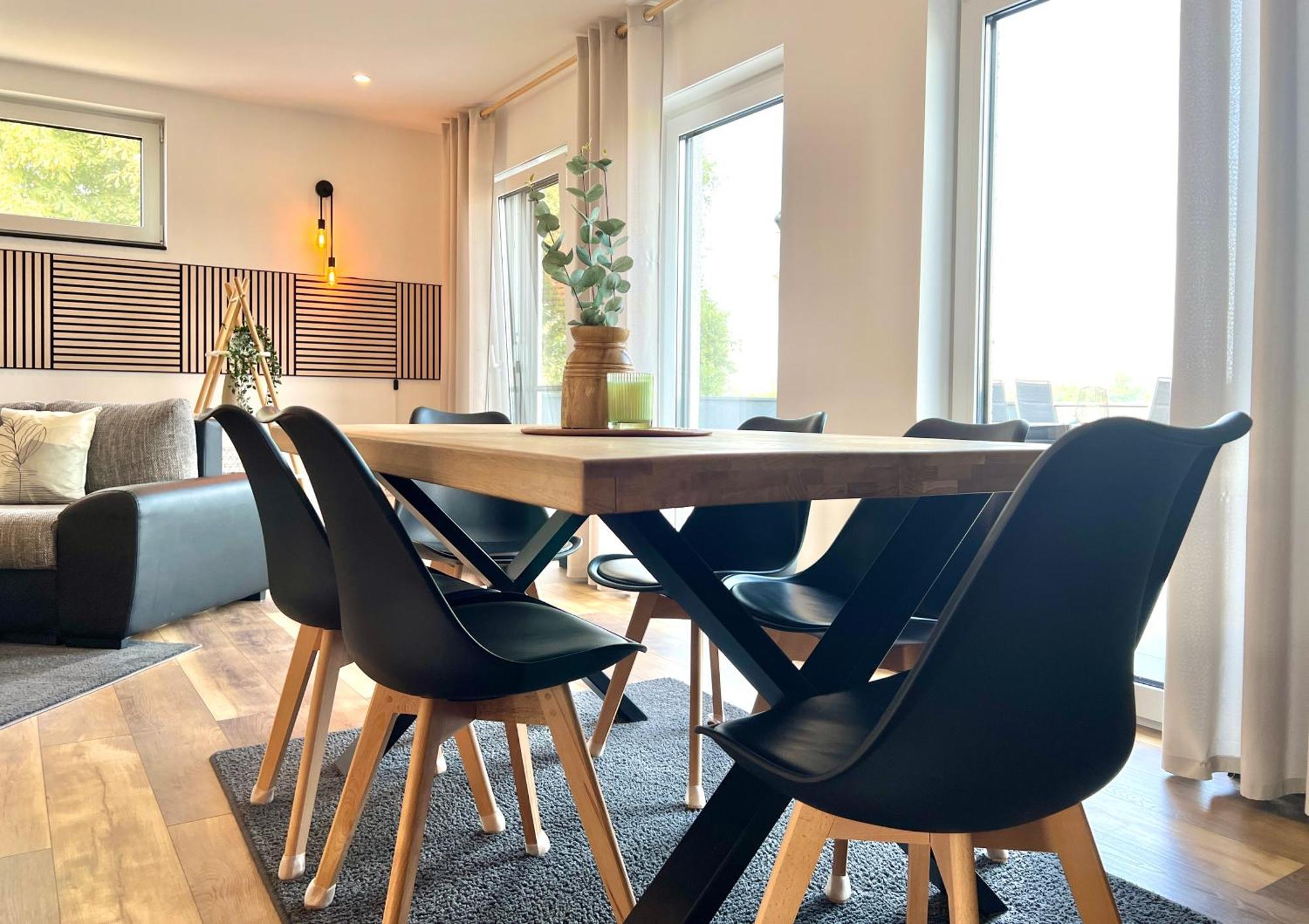 Grosse Wohnung Wellness + Sauna + Netflix Petershagen Eksteriør billede